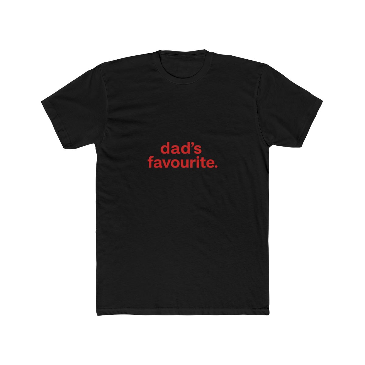 Dad's Favorite Baby Tee Graphic Crop T-Shirt