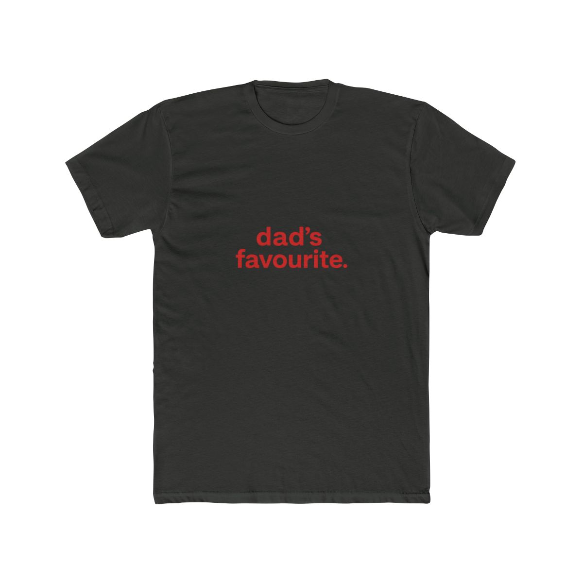 Dad's Favorite Baby Tee Graphic Crop T-Shirt - alternate angle 3, merchandise