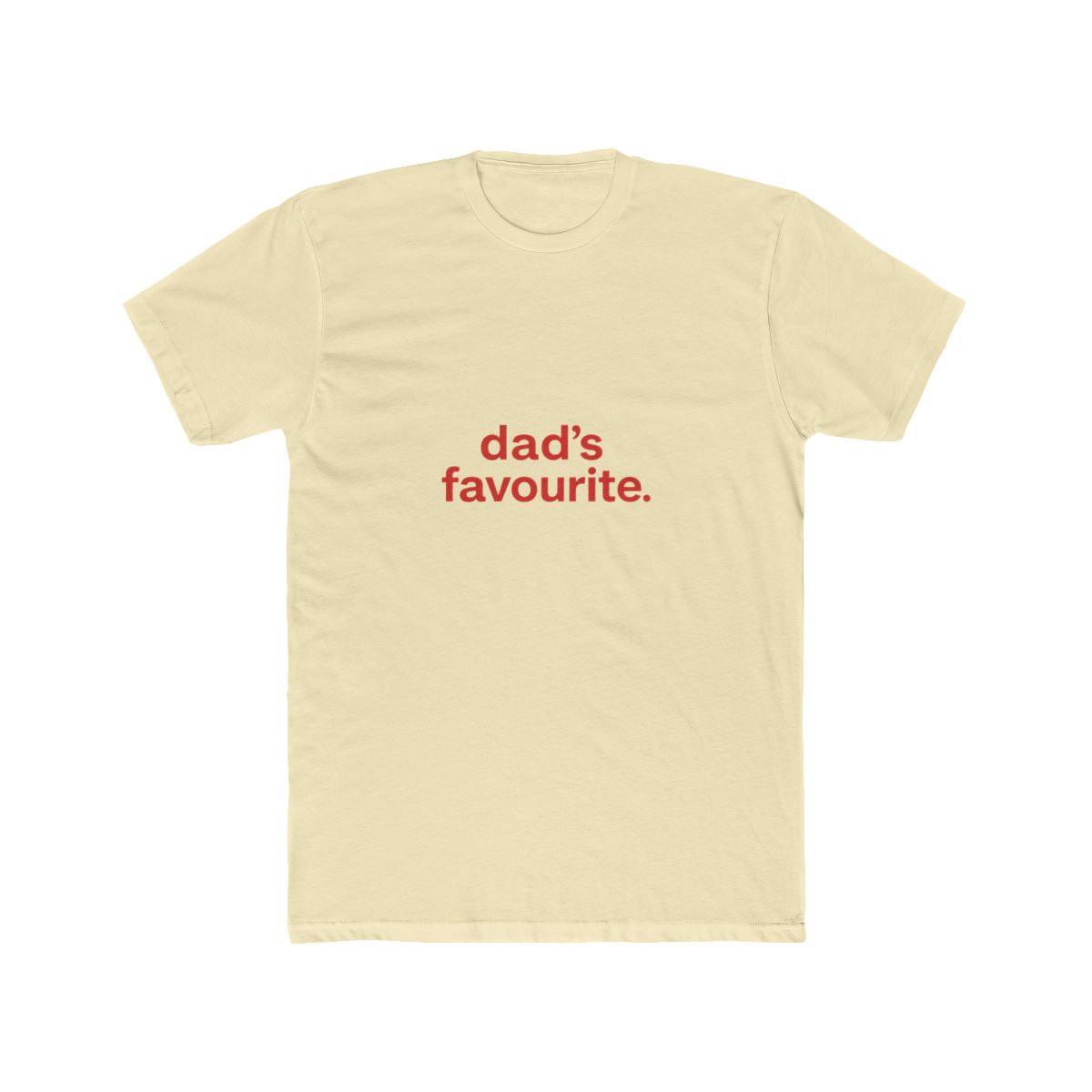 Dad's Favorite Baby Tee Graphic Crop T-Shirt - Official T-Shirts merchandise