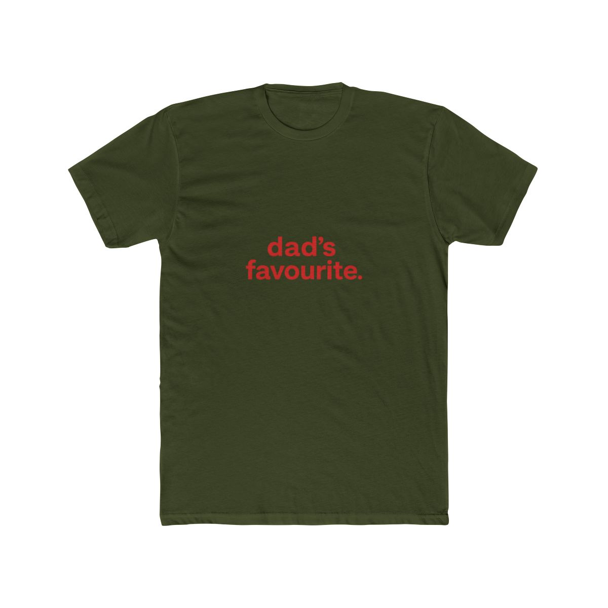 Dad's Favorite Baby Tee Graphic Crop T-Shirt - alternate angle 2, merchandise