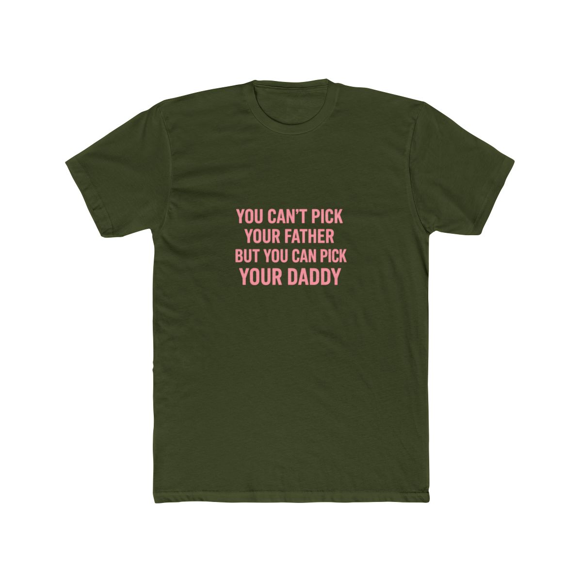 Sarcastic Pick Your Daddy T-Shirt Y2K Humor Design - alternate angle 4, merchandise