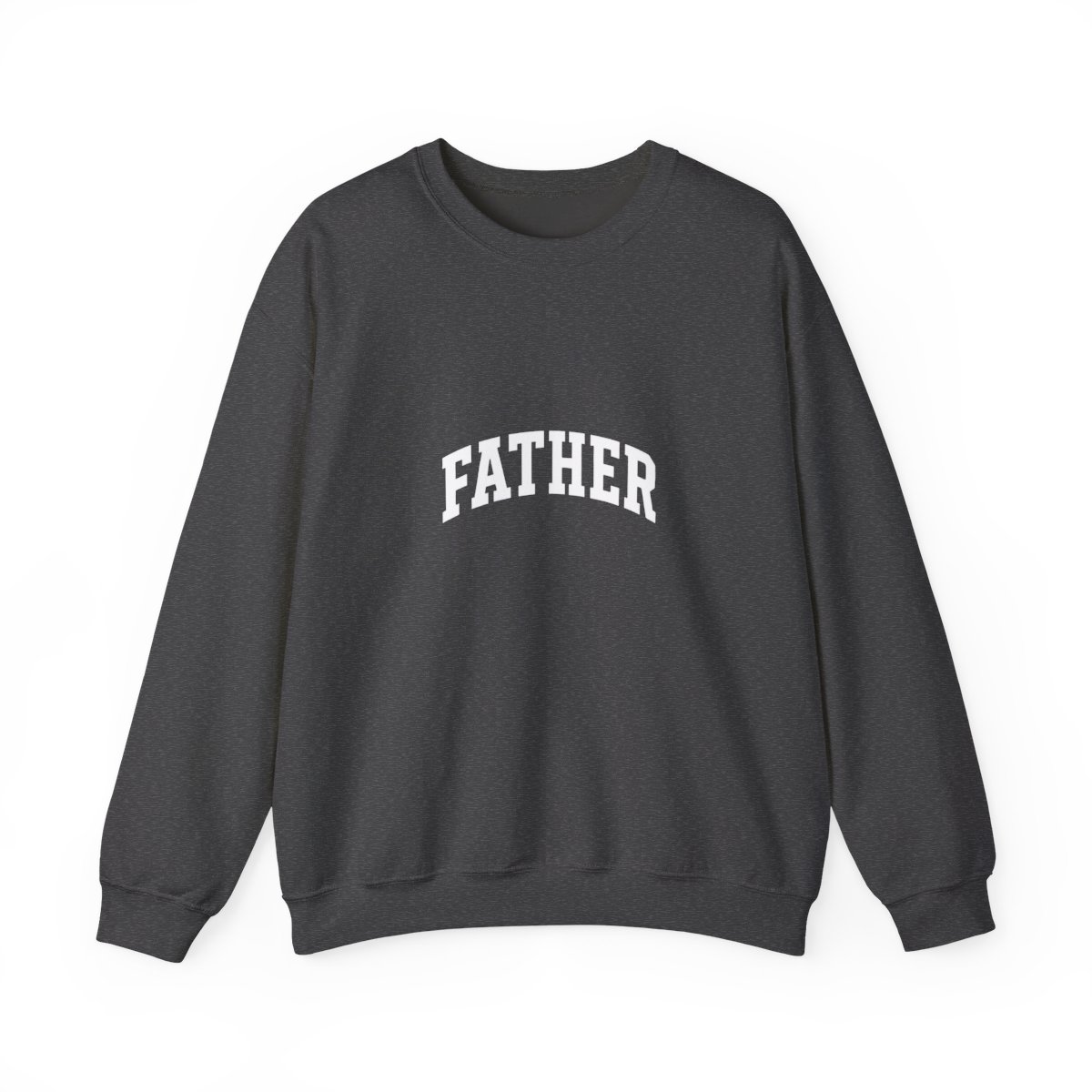 Bold Father Typography Proud Dad Crewneck Sweatshirt - Legend Gift - alternate angle 2, merchandise