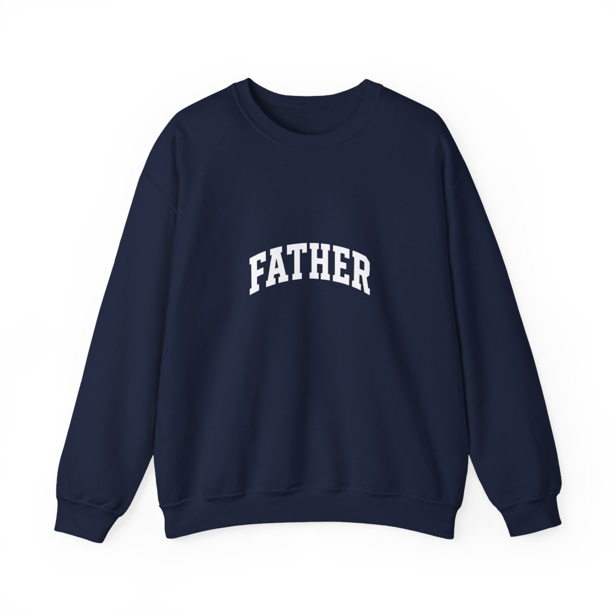 Bold Father Typography Proud Dad Crewneck Sweatshirt - Legend Gift - alternate angle 3, merchandise