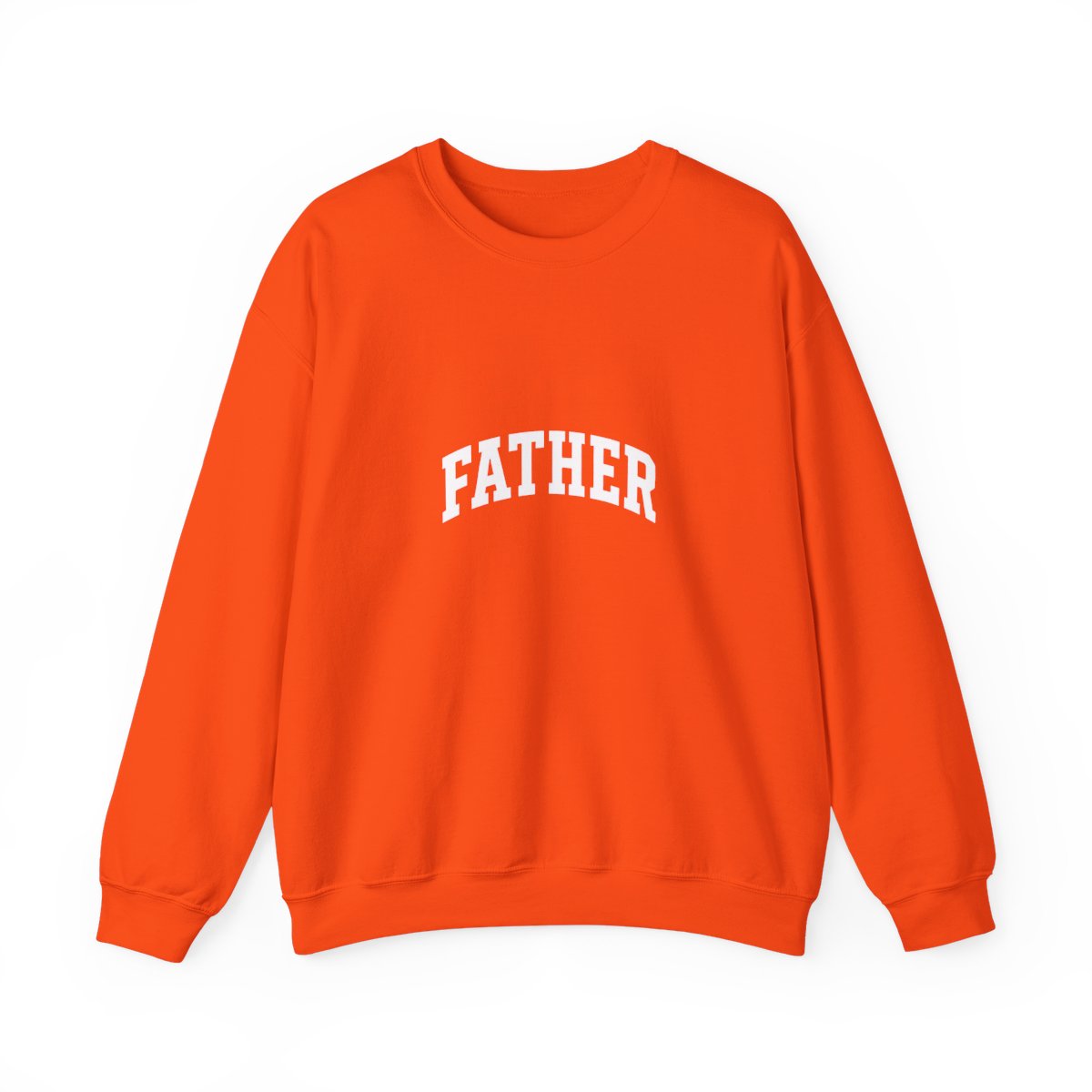 Bold Father Typography Proud Dad Crewneck Sweatshirt - Legend Gift - alternate angle 2, merchandise