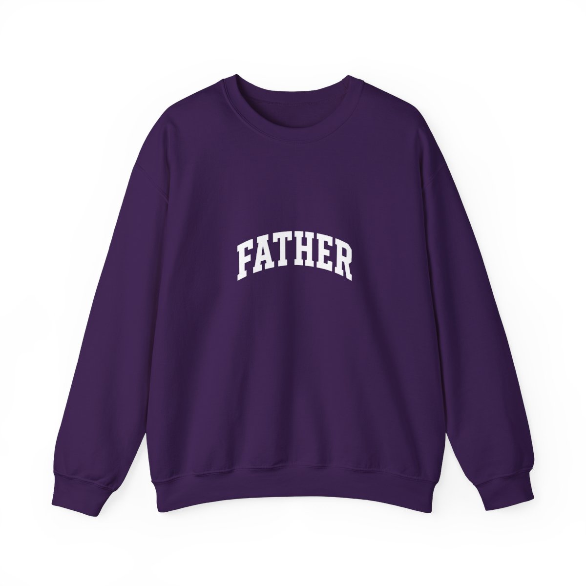 Bold Father Typography Proud Dad Crewneck Sweatshirt - Legend Gift - alternate angle 4, merchandise