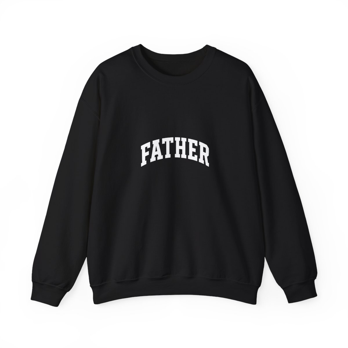 Bold Father Typography Proud Dad Crewneck Sweatshirt - Legend Gift