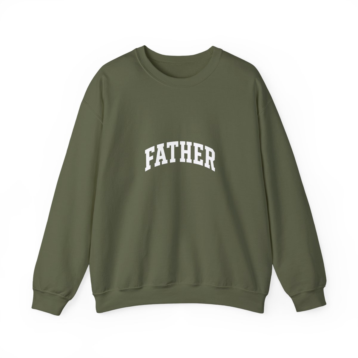 Bold Father Typography Proud Dad Crewneck Sweatshirt - Legend Gift - alternate angle 3, merchandise