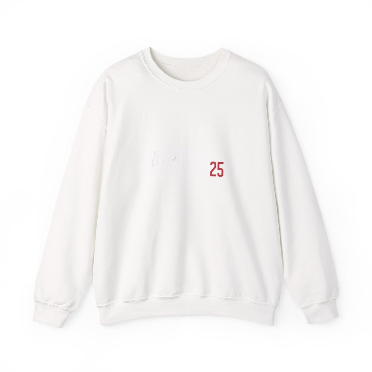 Unwell Varsity 25 Ironic Crewneck Sweatshirt - Sarcastic Athlete Humor - alternate angle 3, merchandise