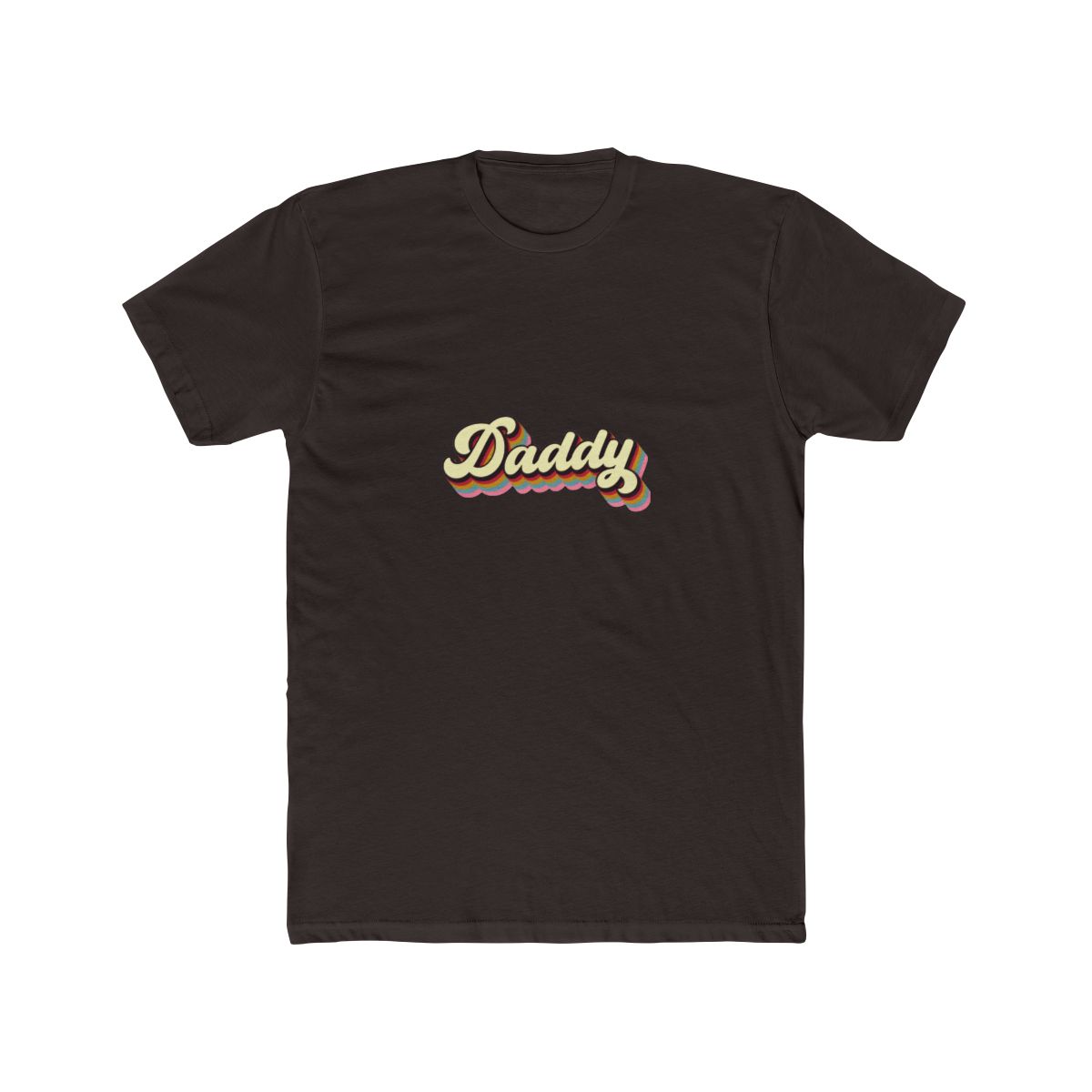 Daddy Retro Shirt: Father’s Day Gift Tee, Daddy Birthday Tee - alternate angle 2, merchandise