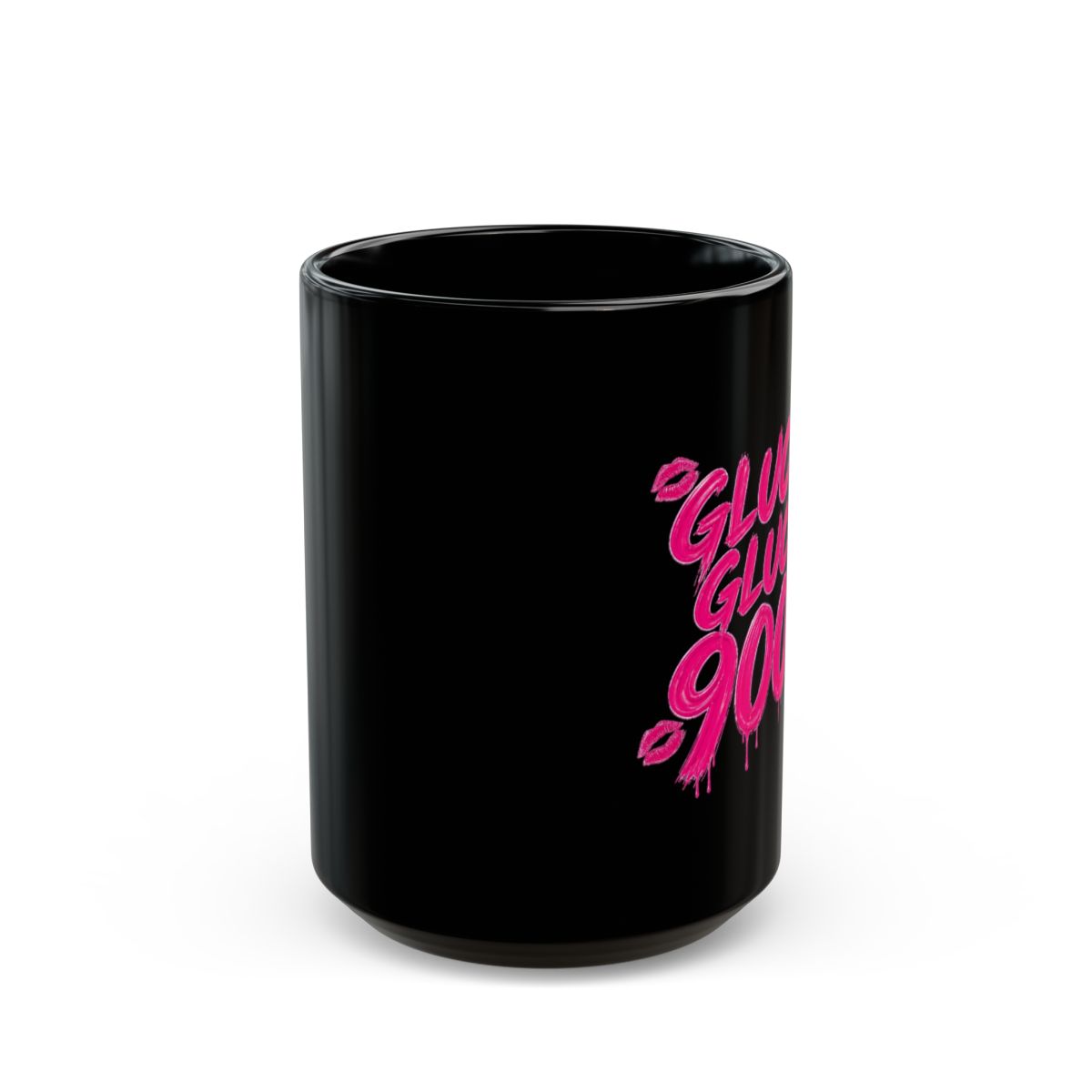 Call Her Daddy "Gluck Gluck 9000" Black Mug - alternate angle 2, merchandise